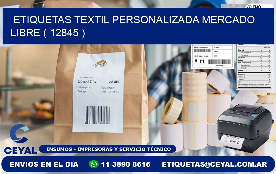 ETIQUETAS TEXTIL PERSONALIZADA MERCADO LIBRE ( 12845 )