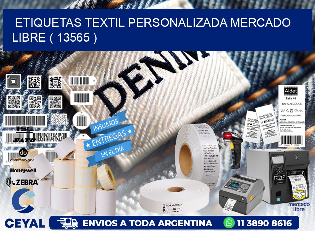 ETIQUETAS TEXTIL PERSONALIZADA MERCADO LIBRE ( 13565 )