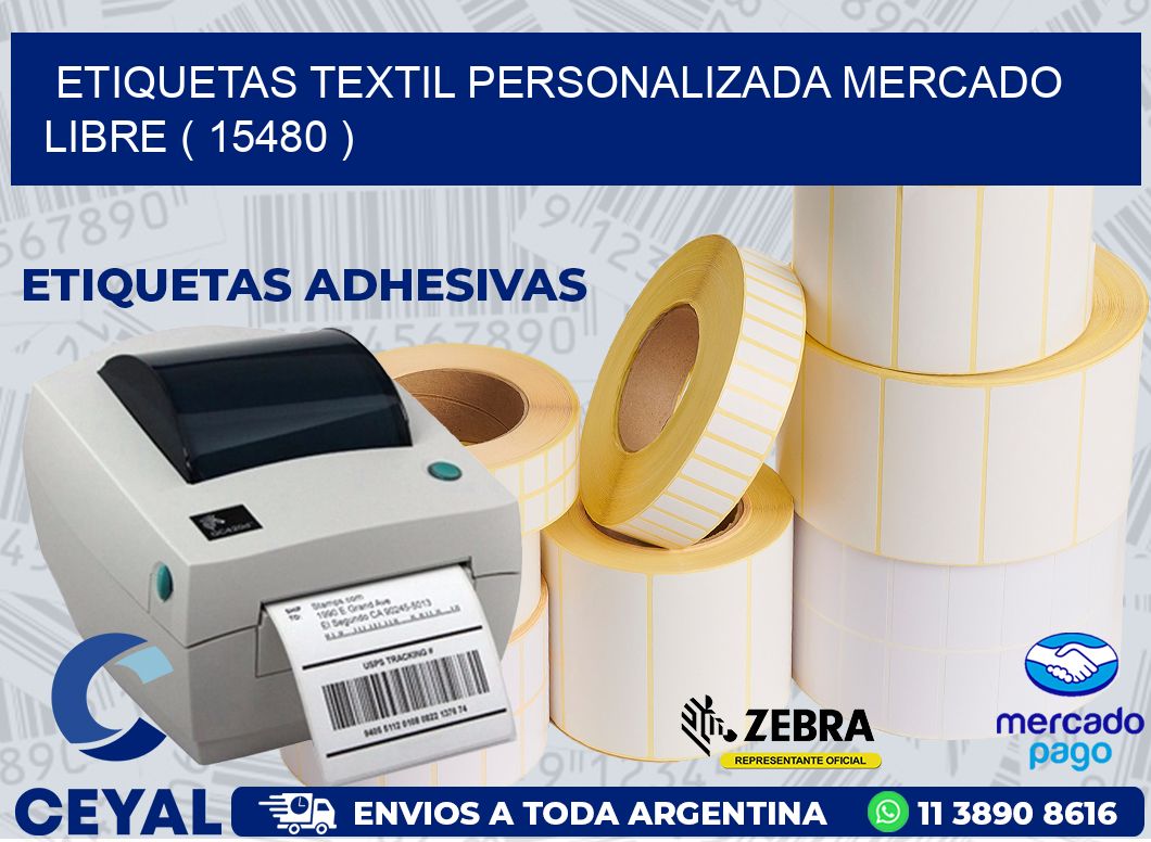 ETIQUETAS TEXTIL PERSONALIZADA MERCADO LIBRE ( 15480 )