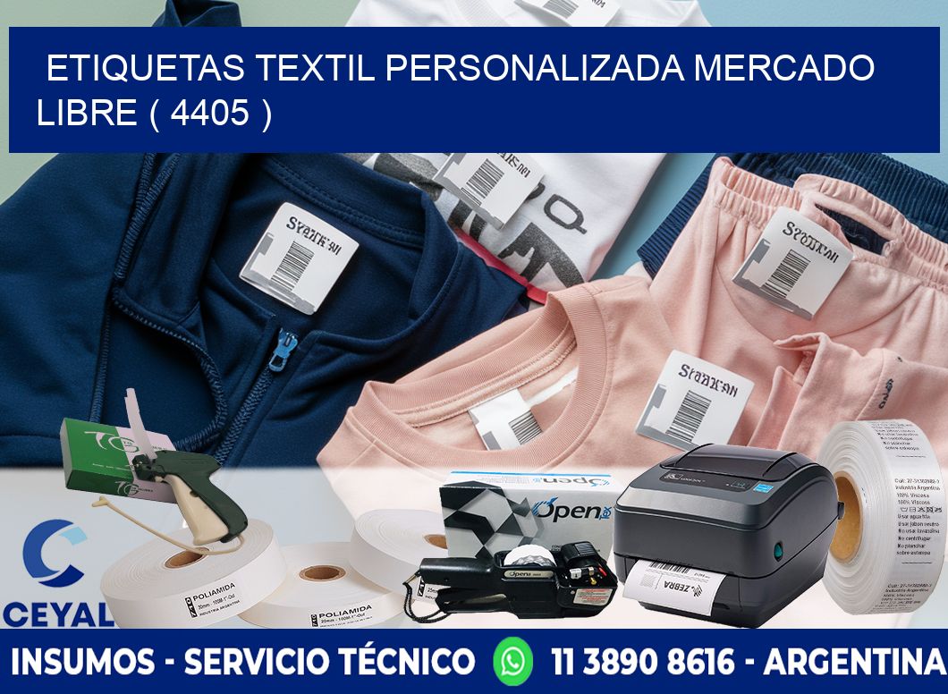 ETIQUETAS TEXTIL PERSONALIZADA MERCADO LIBRE ( 4405 )