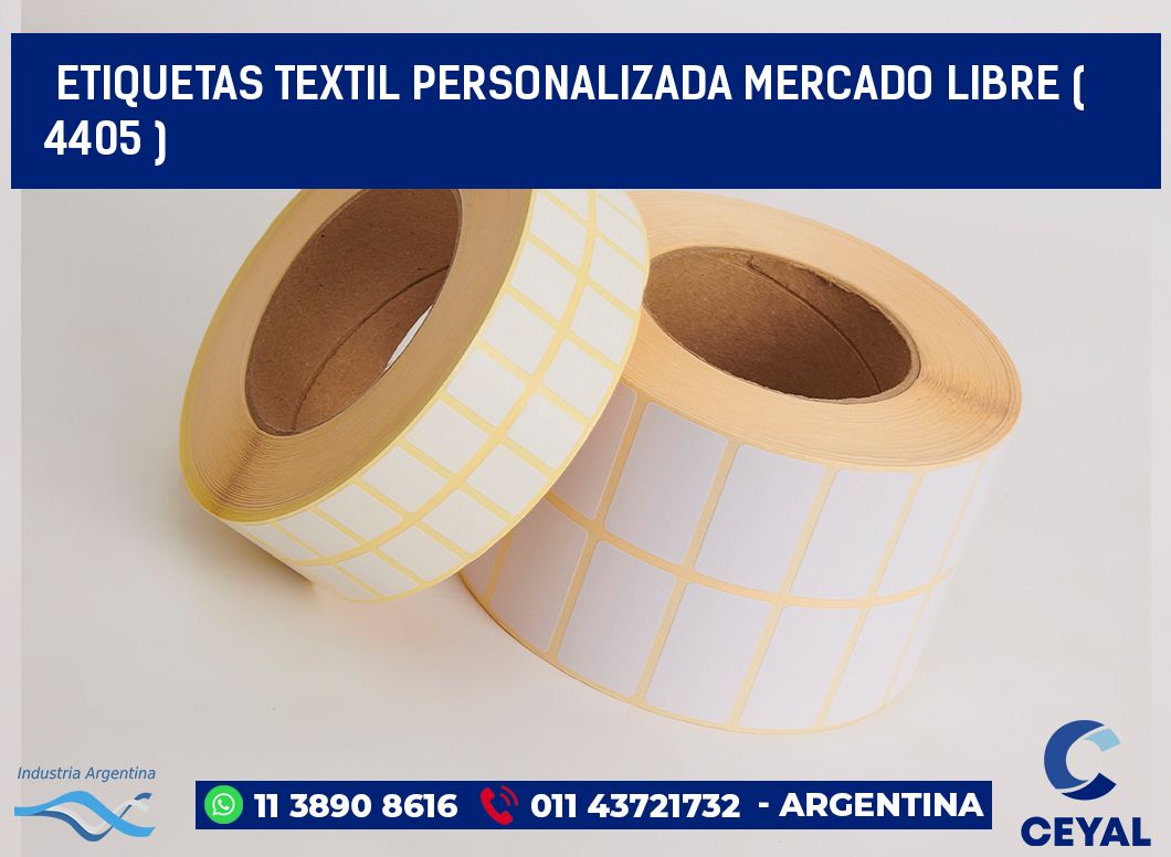 ETIQUETAS TEXTIL PERSONALIZADA MERCADO LIBRE ( 4405 )