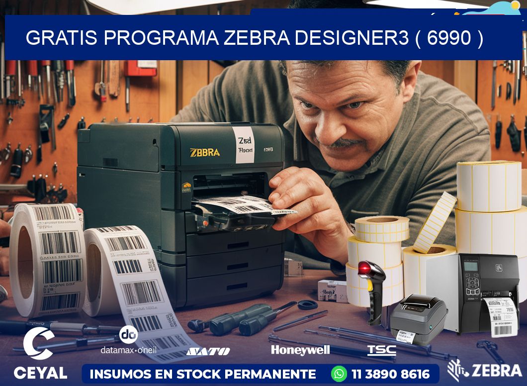 GRATIS PROGRAMA ZEBRA DESIGNER3 ( 6990 )