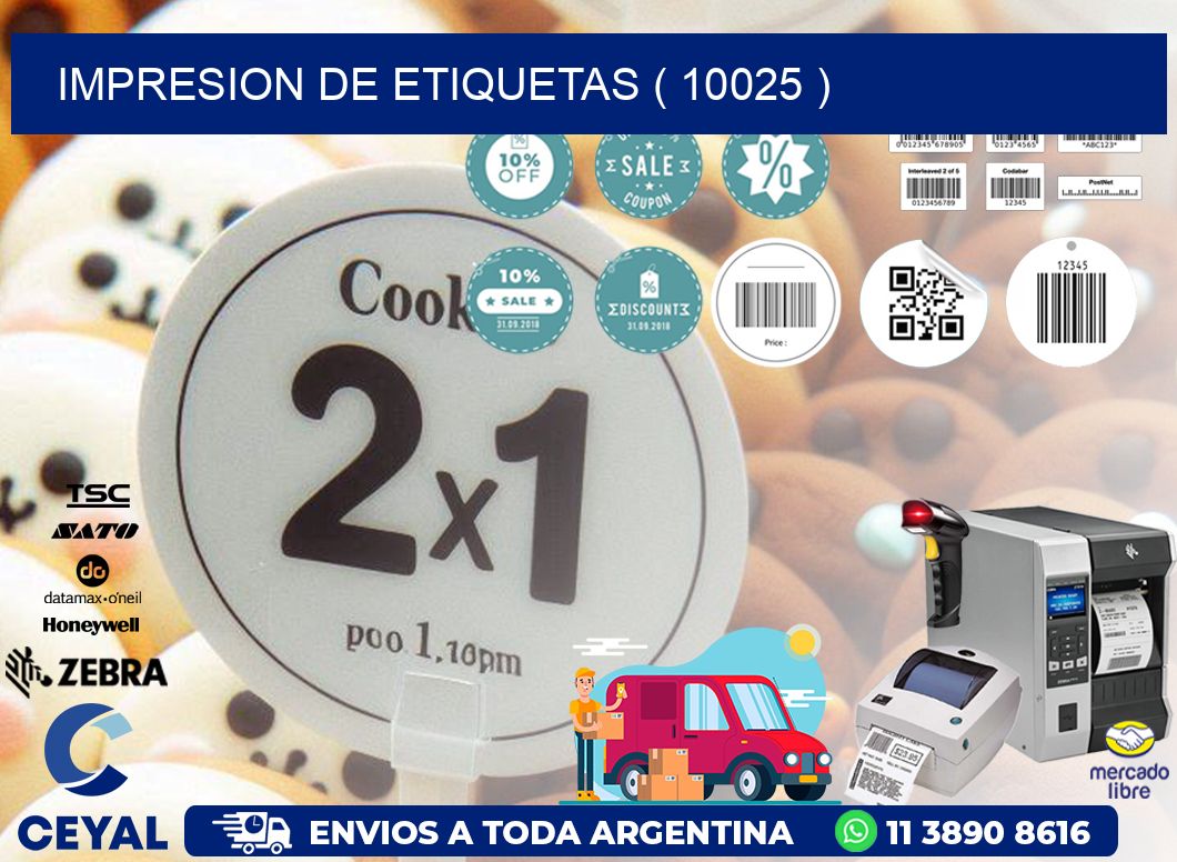 IMPRESION DE ETIQUETAS ( 10025 )