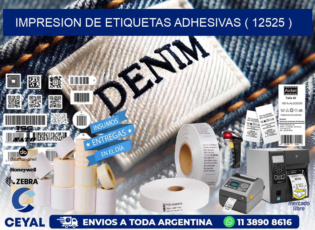 IMPRESION DE ETIQUETAS ADHESIVAS ( 12525 )