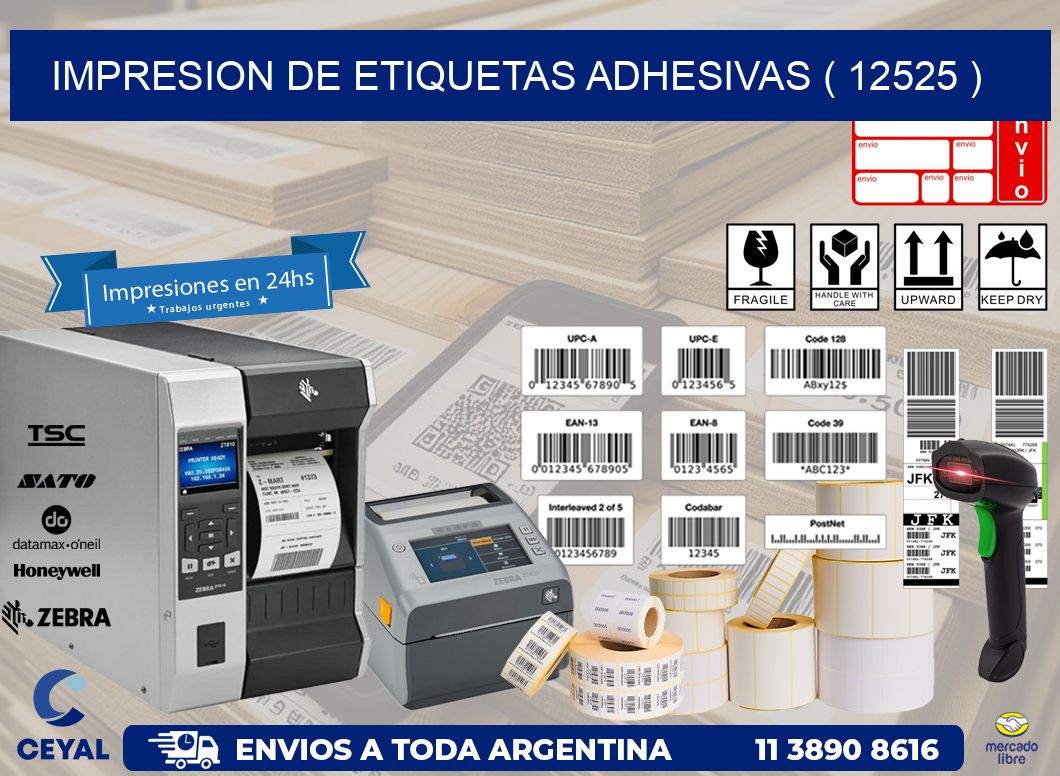 IMPRESION DE ETIQUETAS ADHESIVAS ( 12525 )