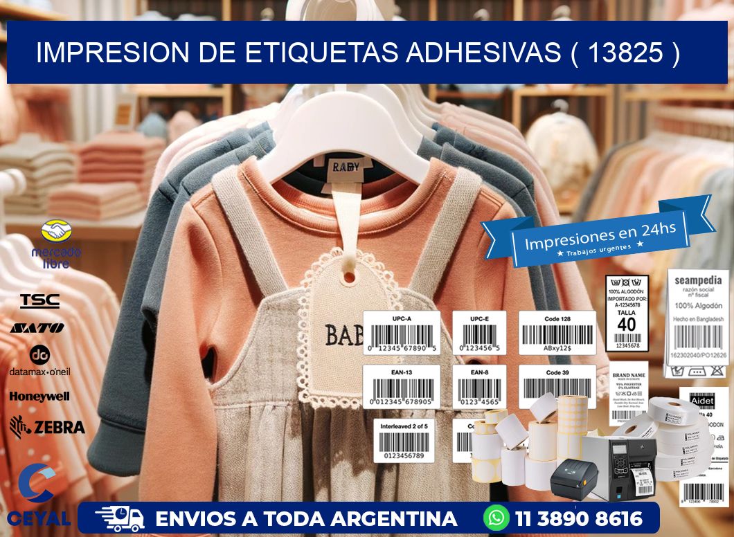 IMPRESION DE ETIQUETAS ADHESIVAS ( 13825 )