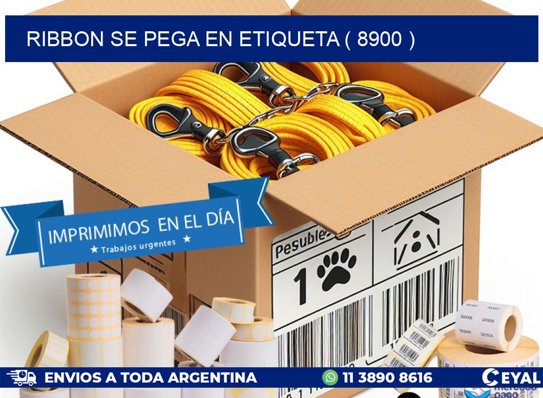 RIBBON SE PEGA EN ETIQUETA ( 8900 )