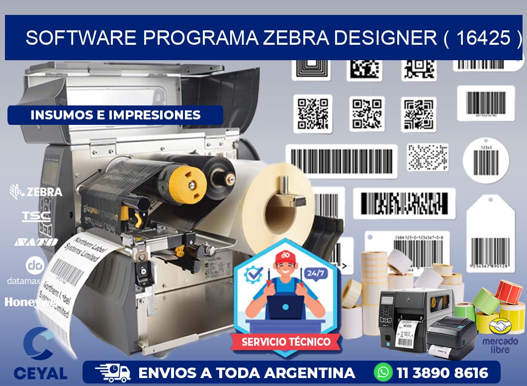 SOFTWARE PROGRAMA ZEBRA DESIGNER ( 16425 )