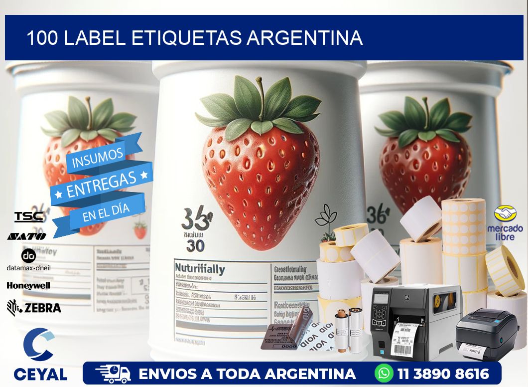 100 LABEL ETIQUETAS ARGENTINA