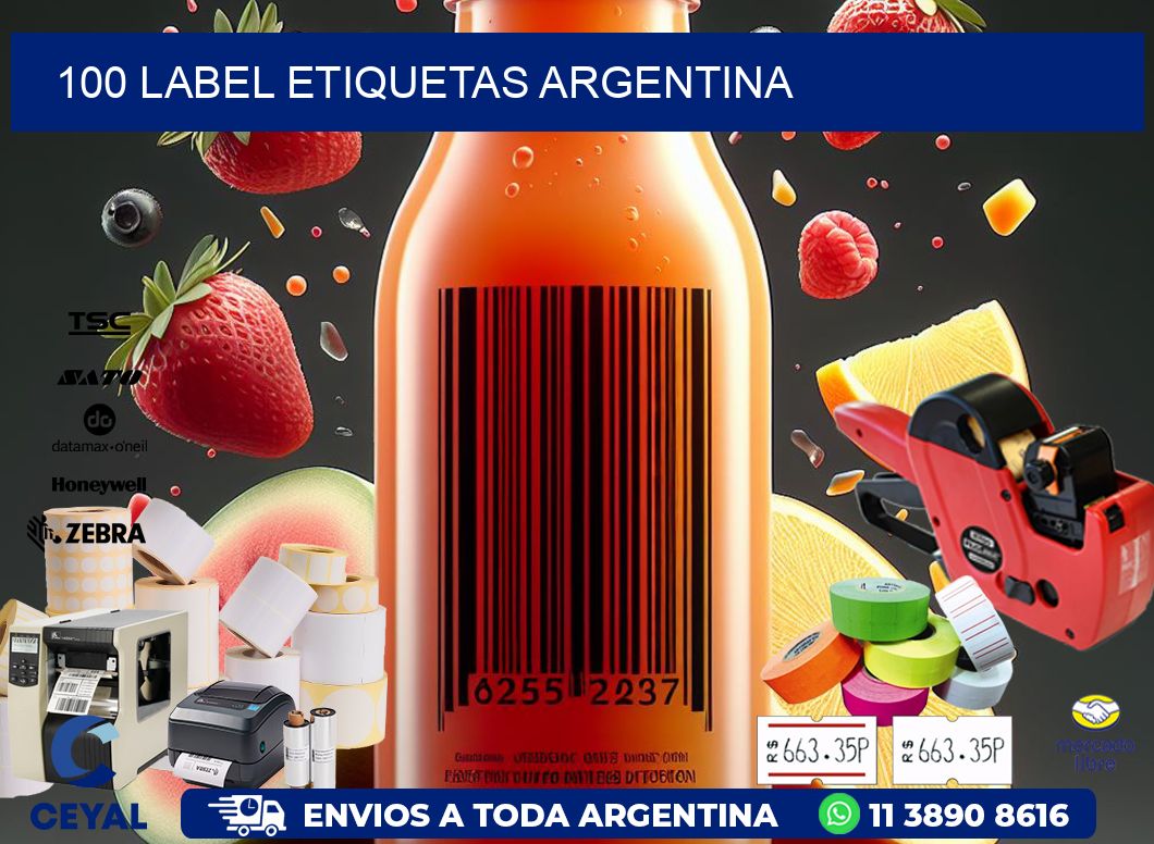 100 LABEL ETIQUETAS ARGENTINA