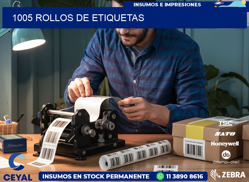 1005 ROLLOS DE ETIQUETAS