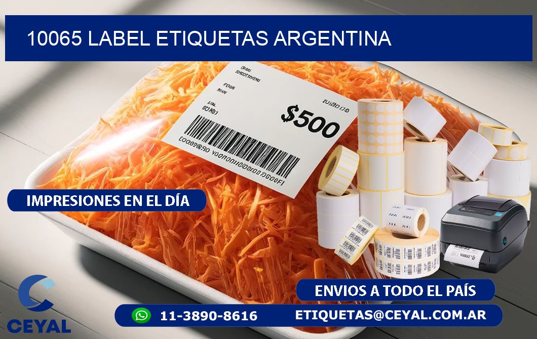 10065 LABEL ETIQUETAS ARGENTINA