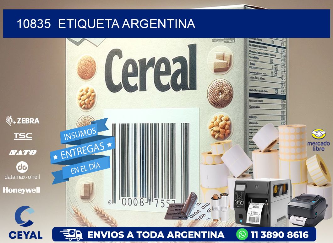 10835  ETIQUETA ARGENTINA