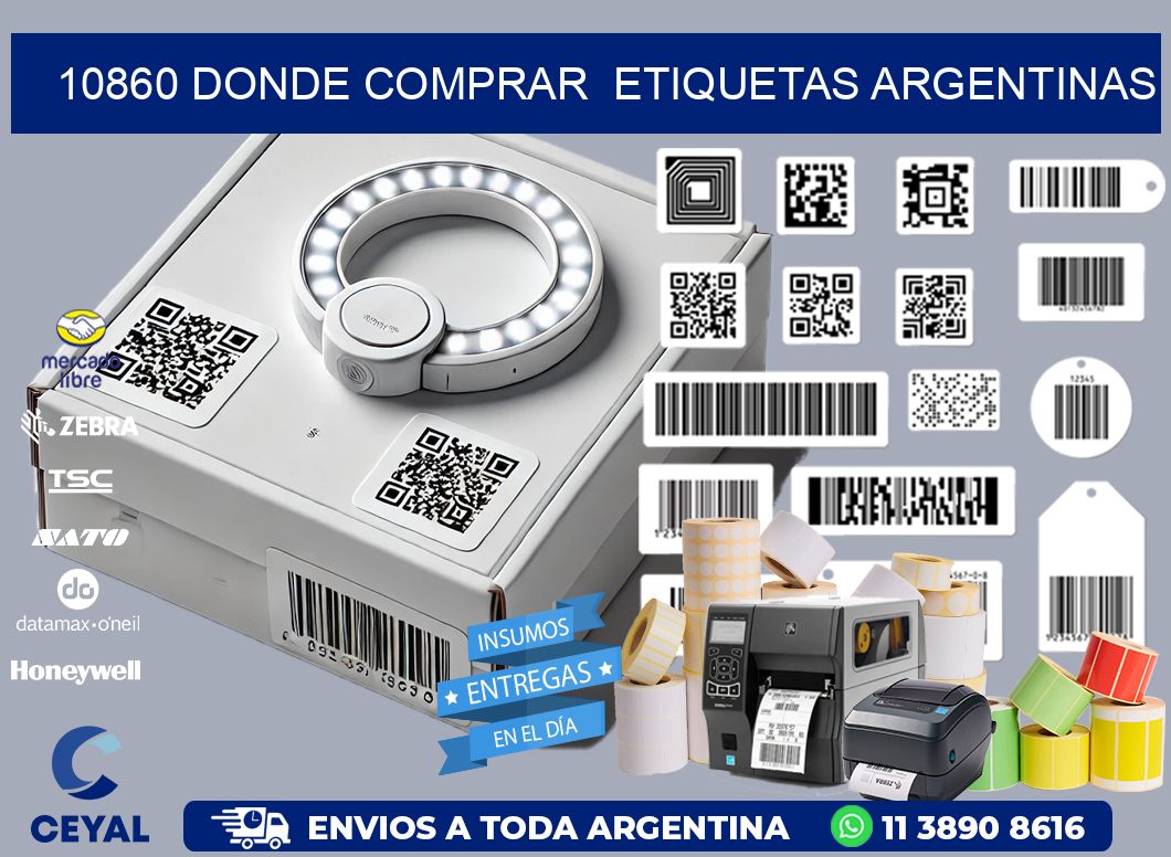 10860 DONDE COMPRAR  ETIQUETAS ARGENTINAS