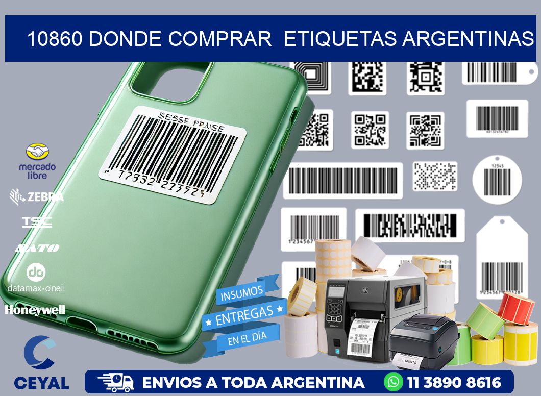 10860 DONDE COMPRAR  ETIQUETAS ARGENTINAS