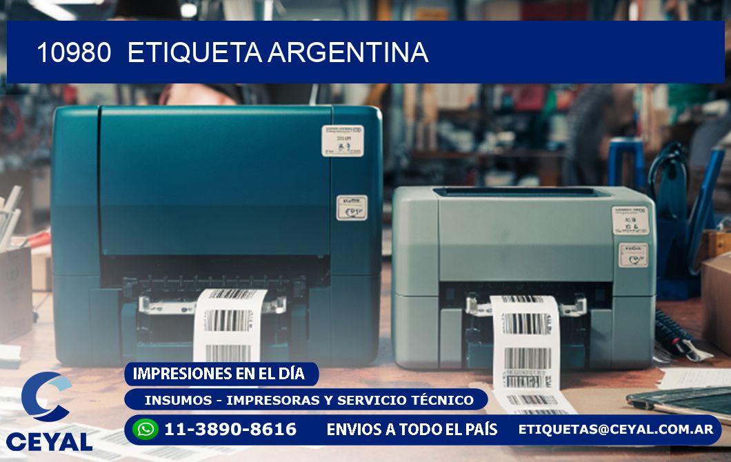 10980  ETIQUETA ARGENTINA