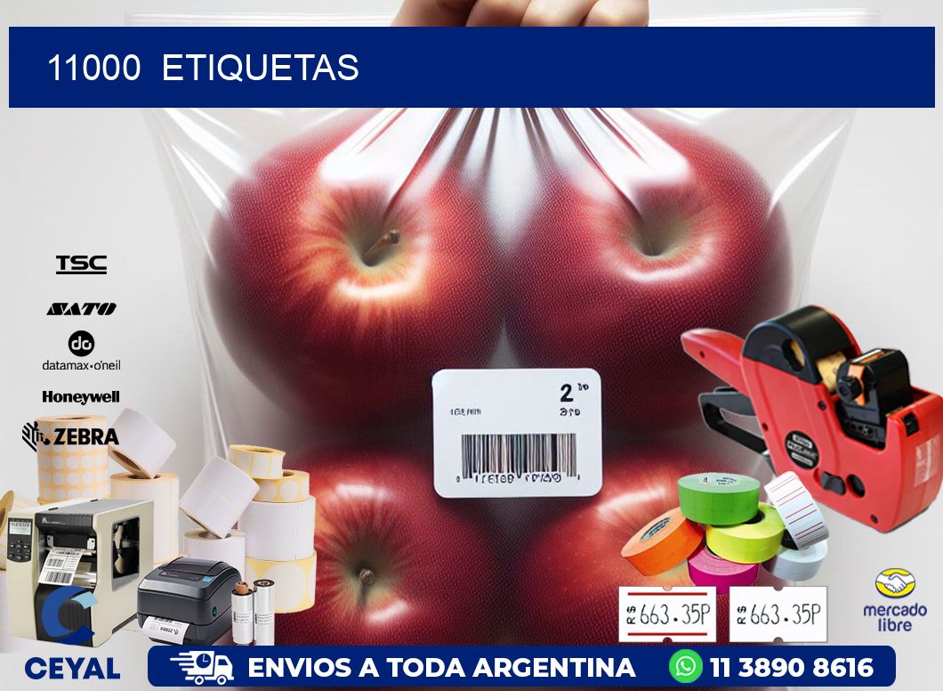 11000  ETIQUETAS