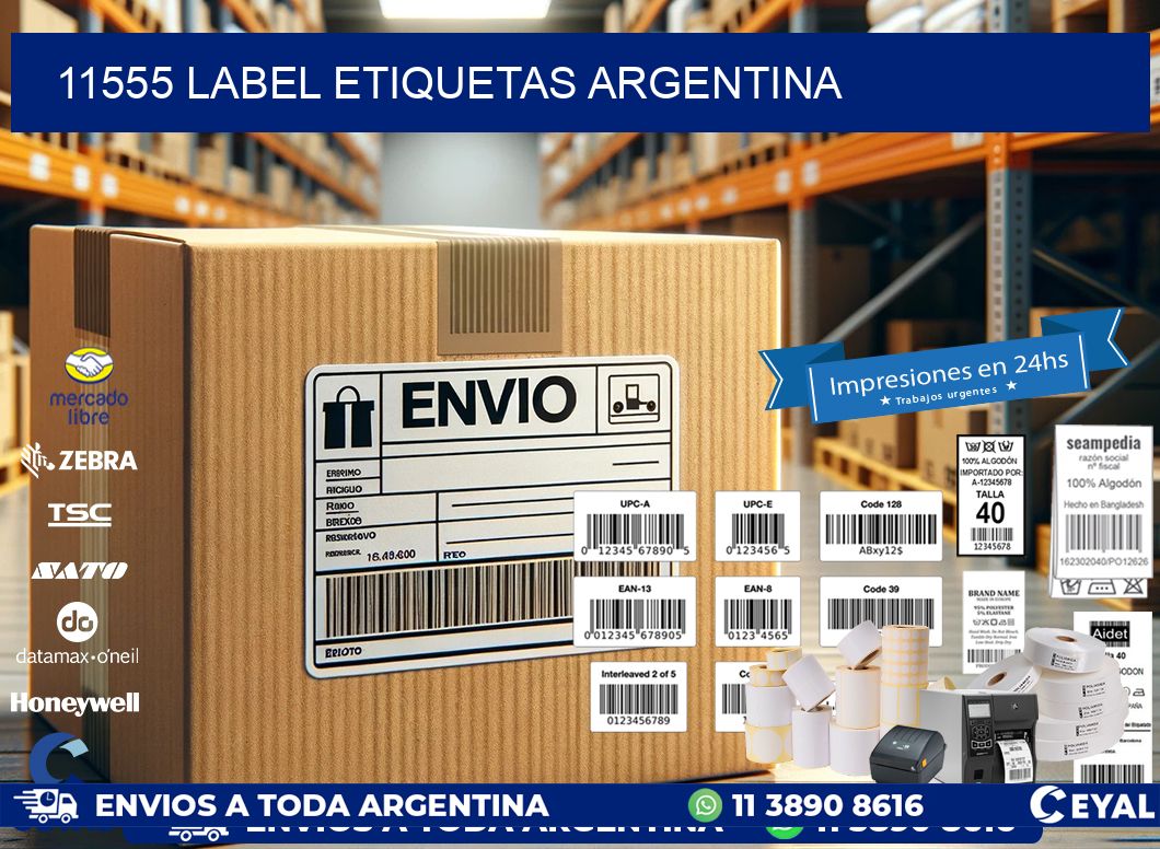 11555 LABEL ETIQUETAS ARGENTINA