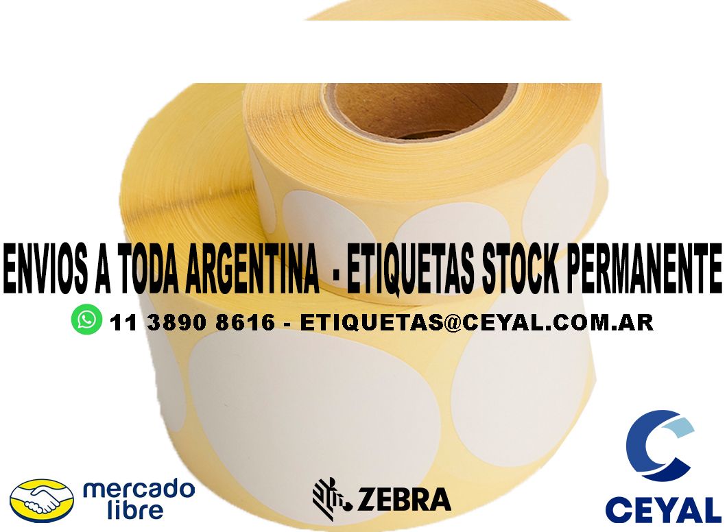 1200 ETIQUETAS PEGATINA 98 x 24 x 5000