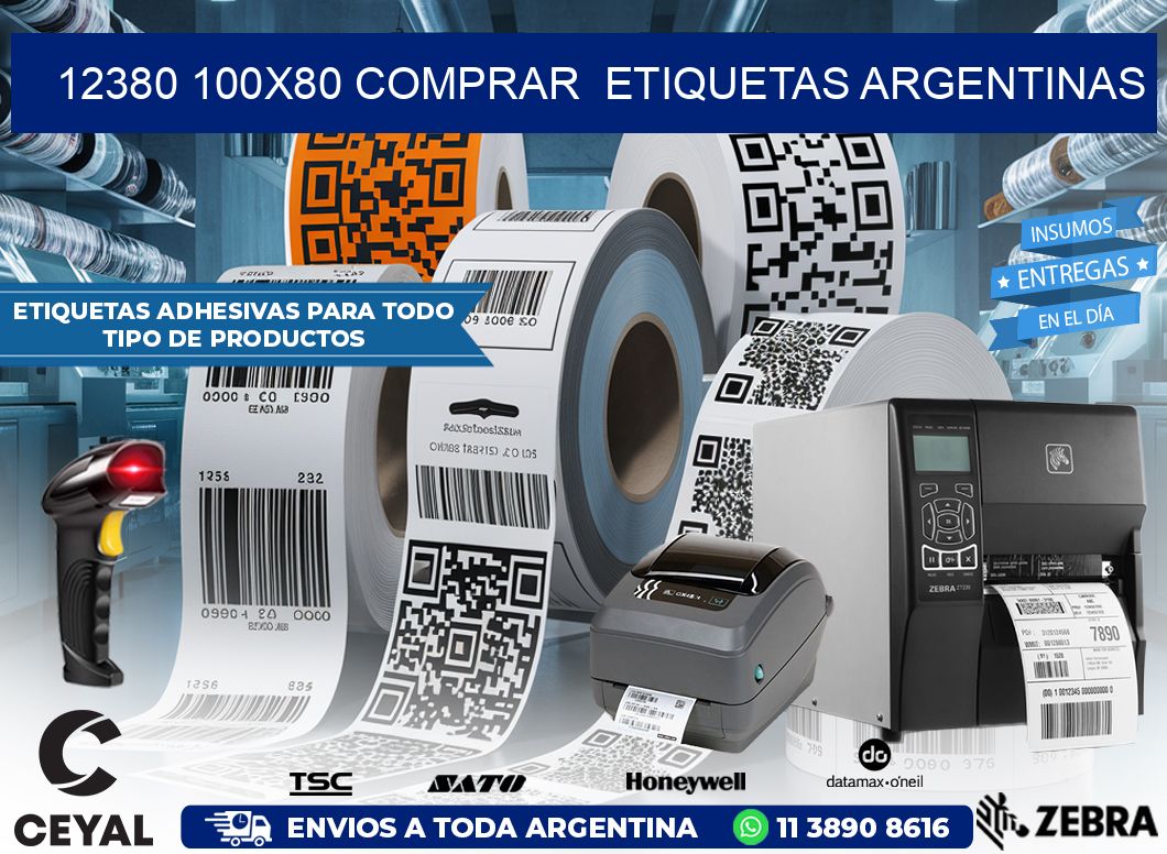 12380 100X80 COMPRAR  ETIQUETAS ARGENTINAS