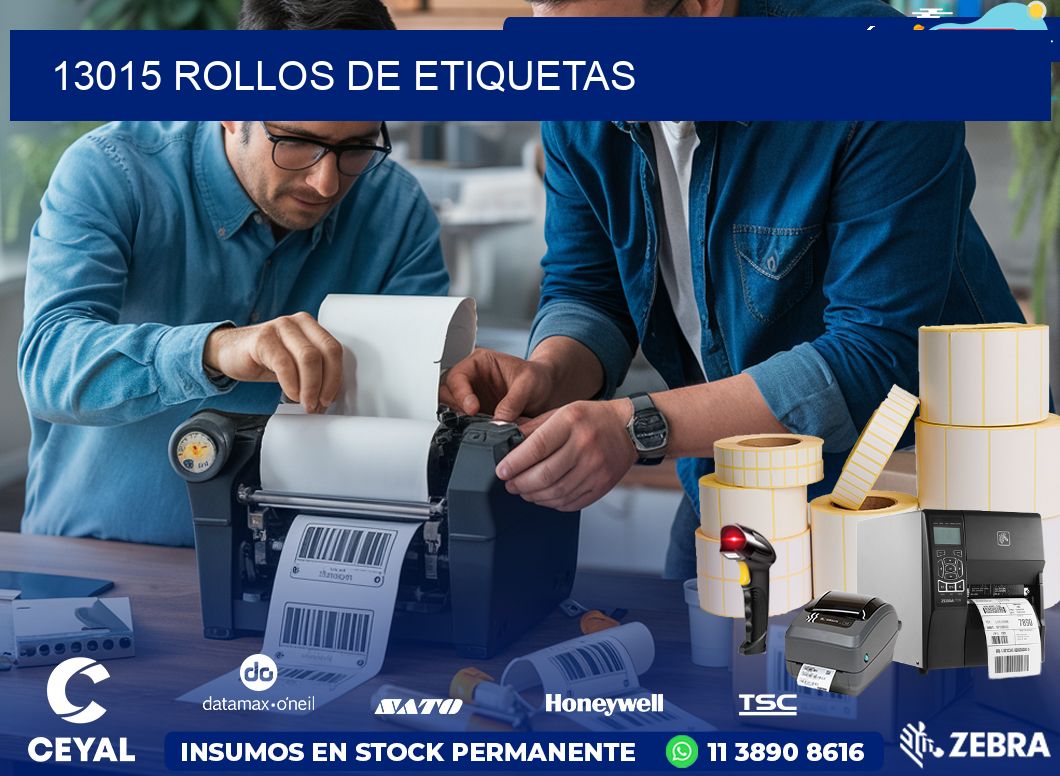 13015 ROLLOS DE ETIQUETAS