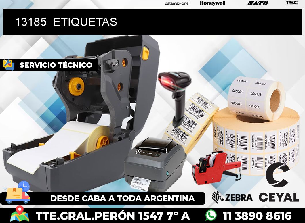 13185  ETIQUETAS