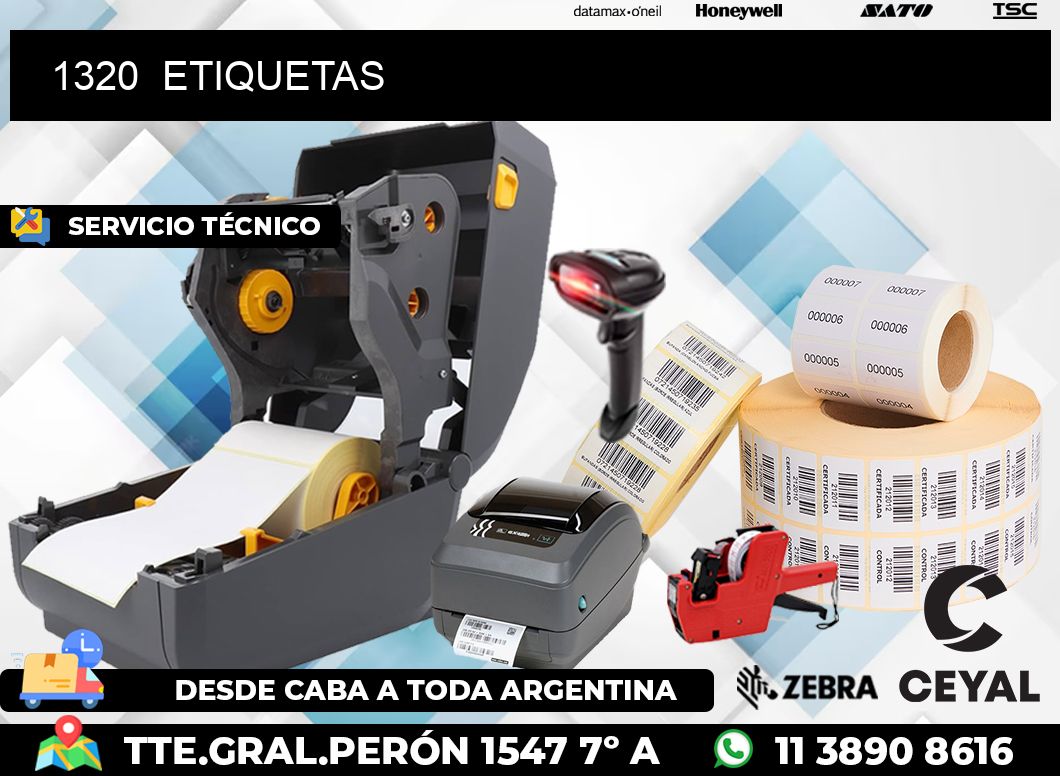 1320  ETIQUETAS