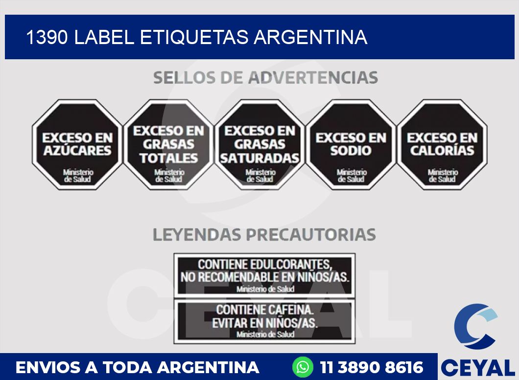 1390 LABEL ETIQUETAS ARGENTINA