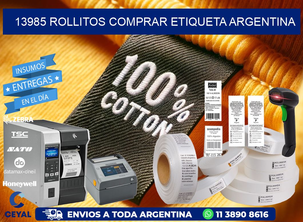 13985 ROLLITOS COMPRAR ETIQUETA ARGENTINA