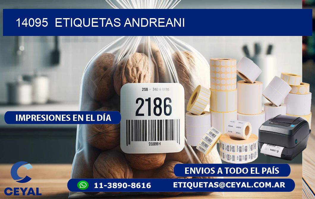 14095  ETIQUETAS ANDREANI