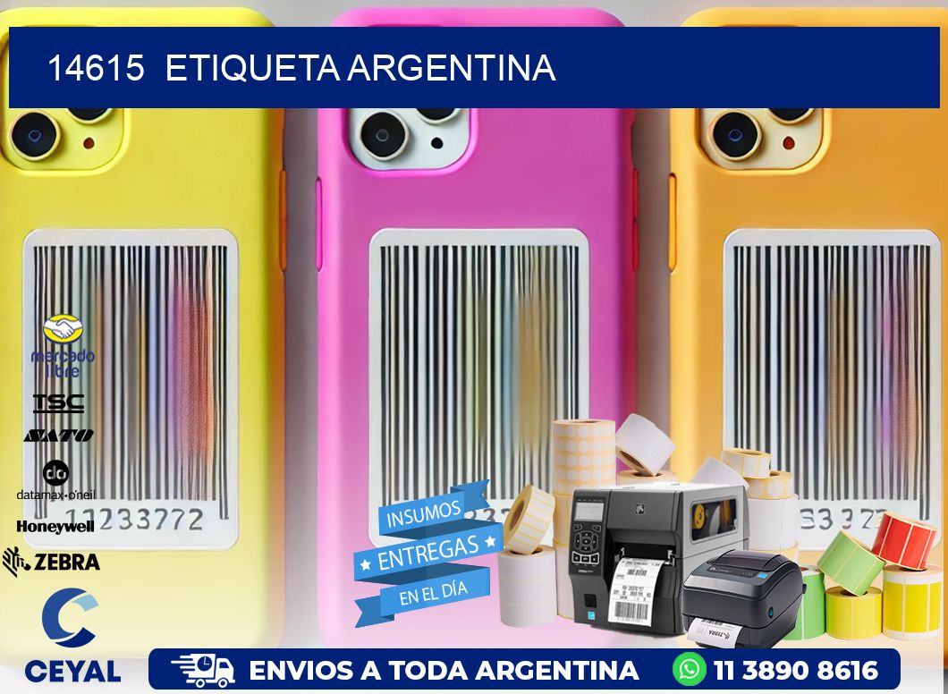 14615  ETIQUETA ARGENTINA