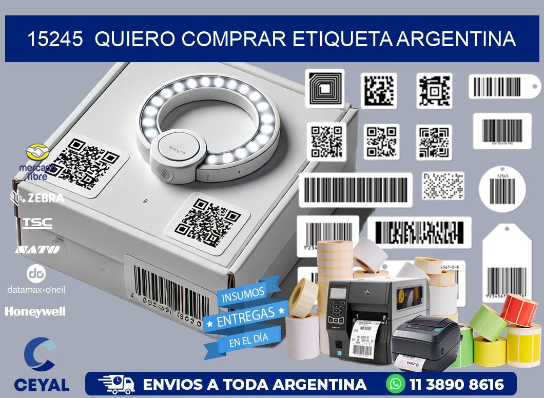 15245  QUIERO COMPRAR ETIQUETA ARGENTINA