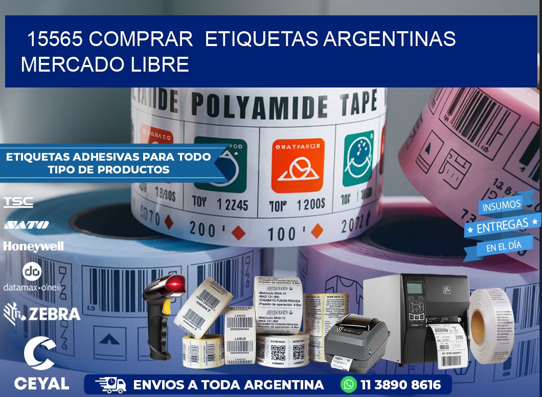 15565 COMPRAR  ETIQUETAS ARGENTINAS MERCADO LIBRE