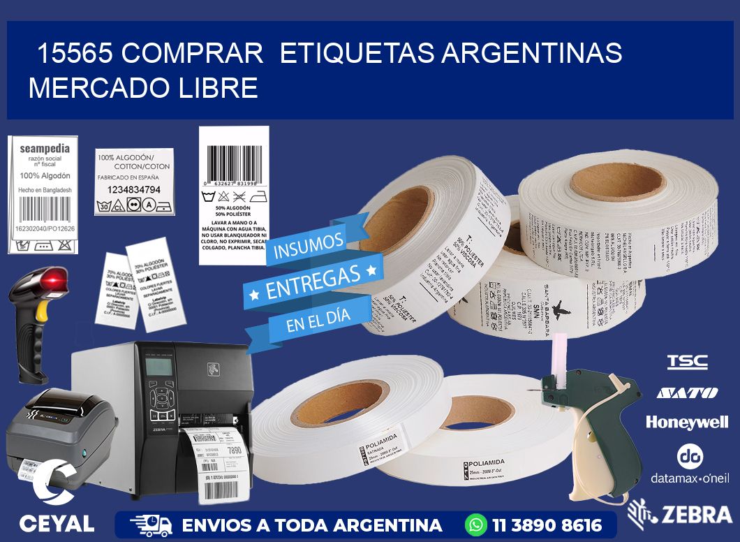 15565 COMPRAR  ETIQUETAS ARGENTINAS MERCADO LIBRE