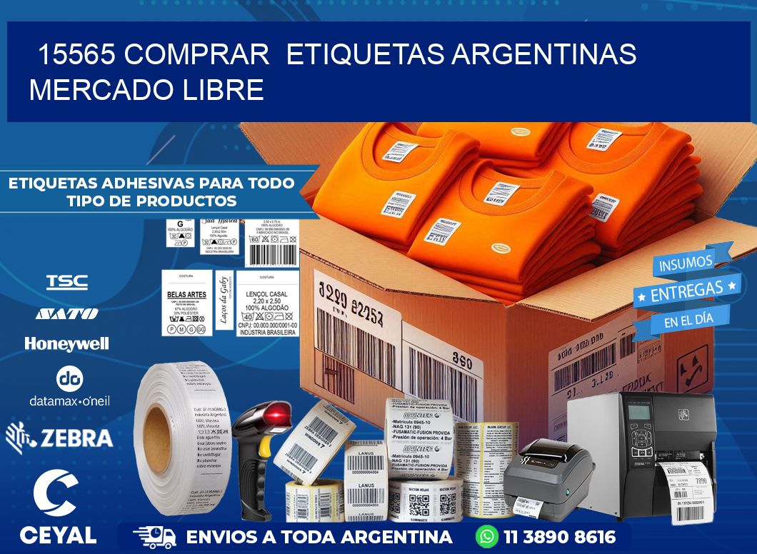 15565 COMPRAR  ETIQUETAS ARGENTINAS MERCADO LIBRE