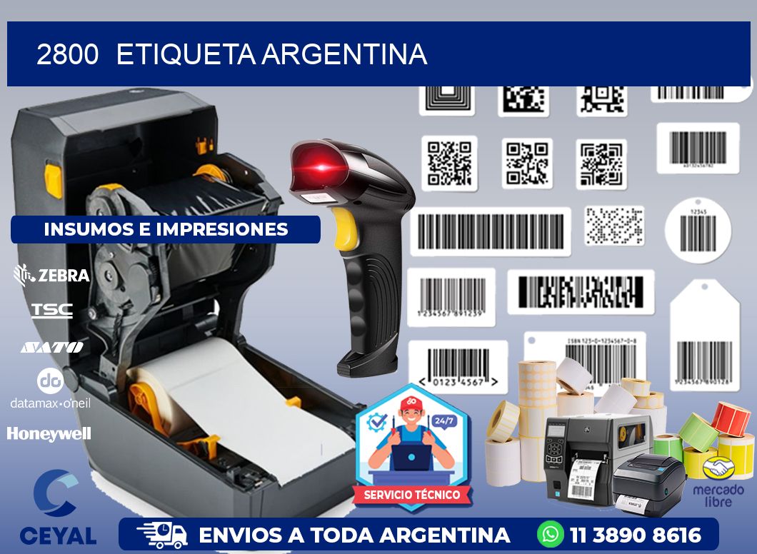 2800  ETIQUETA ARGENTINA