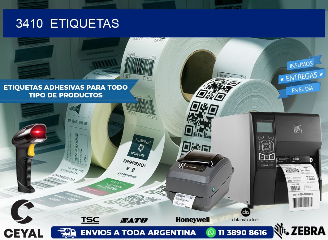 3410  ETIQUETAS