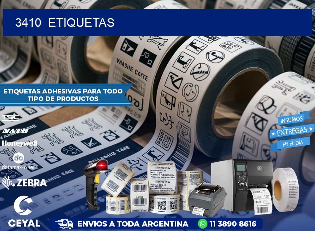 3410  ETIQUETAS