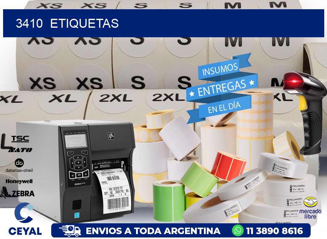 3410  ETIQUETAS
