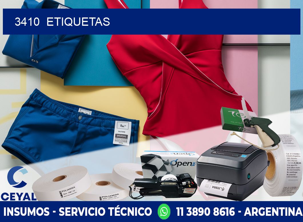 3410  ETIQUETAS