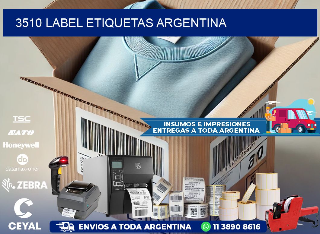 3510 LABEL ETIQUETAS ARGENTINA