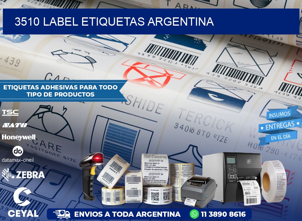 3510 LABEL ETIQUETAS ARGENTINA