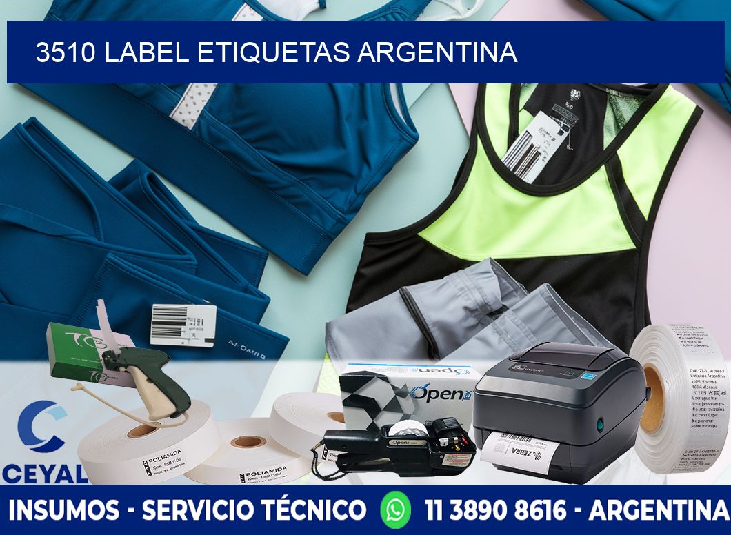 3510 LABEL ETIQUETAS ARGENTINA