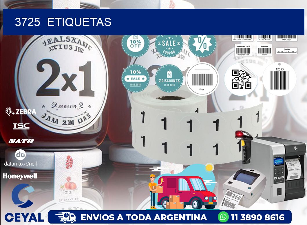 3725  ETIQUETAS