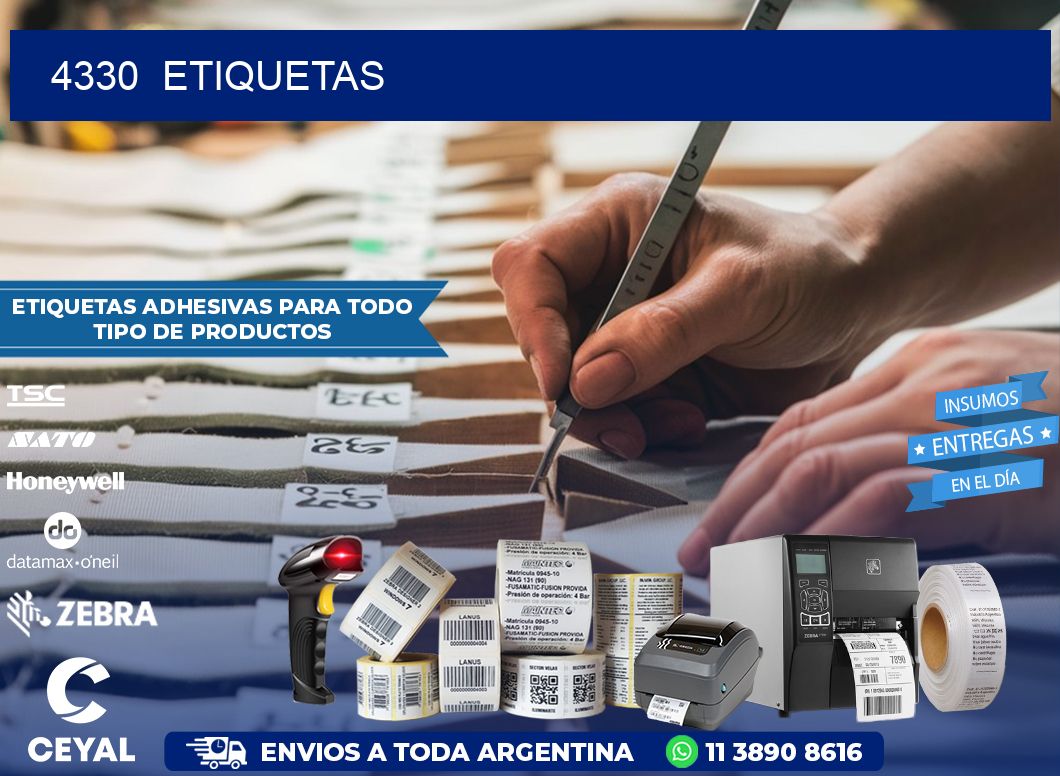 4330  ETIQUETAS