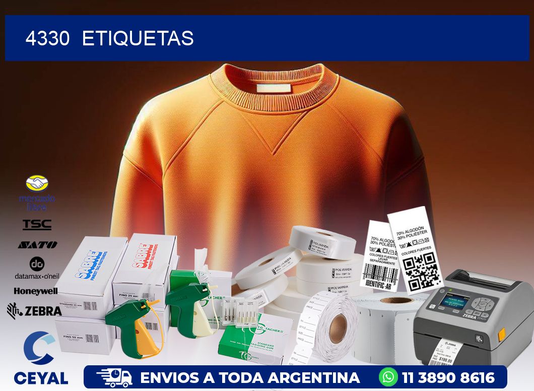 4330  ETIQUETAS