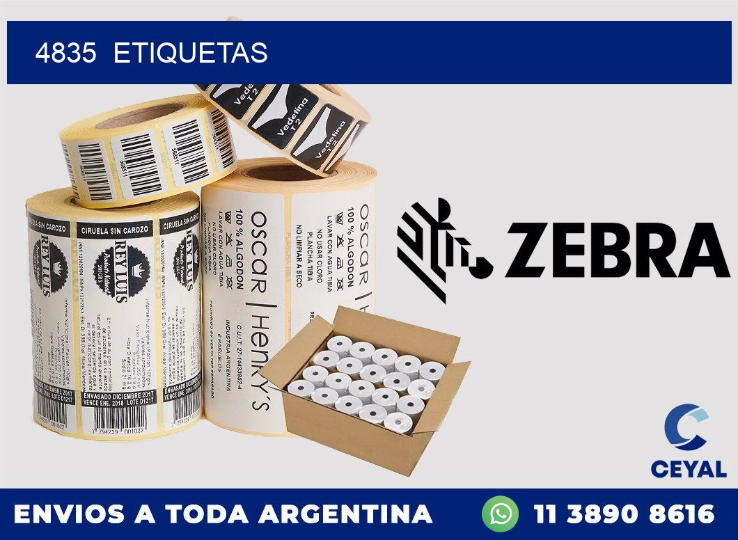4835  ETIQUETAS