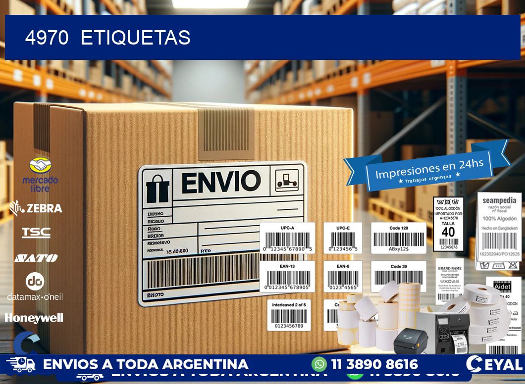 4970  ETIQUETAS