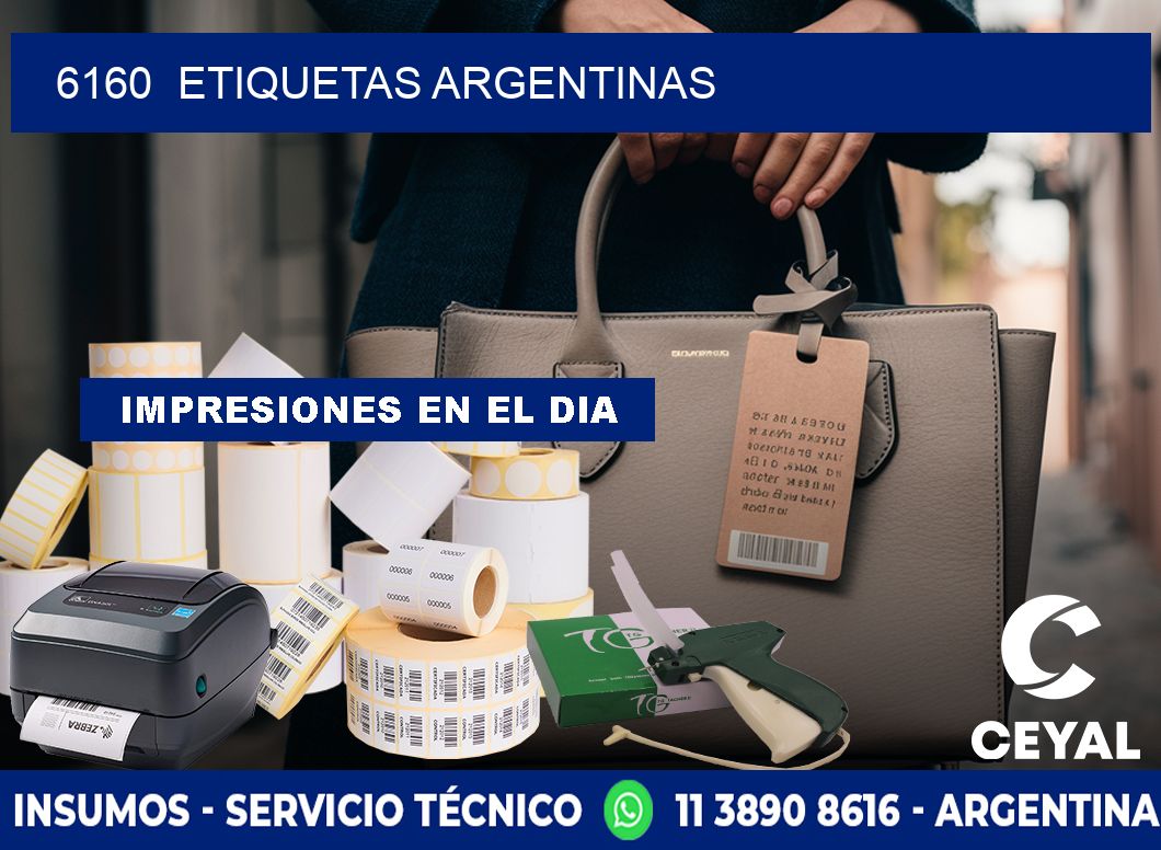 6160  ETIQUETAS ARGENTINAS
