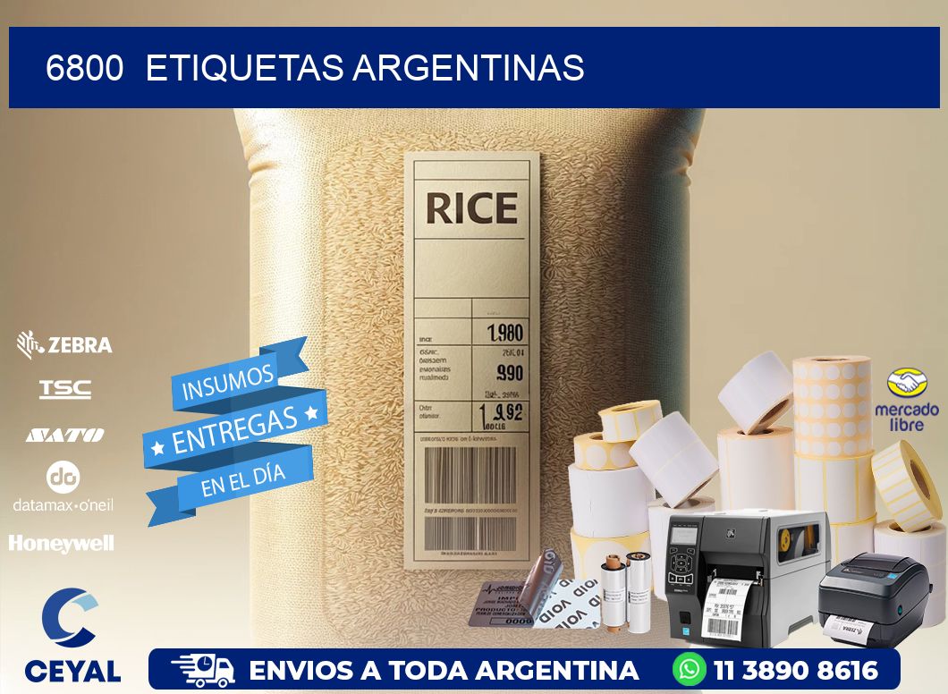 6800  ETIQUETAS ARGENTINAS